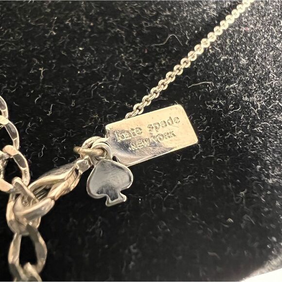 Kate Spade Silver D Initial Necklace - Picture 4 of 6